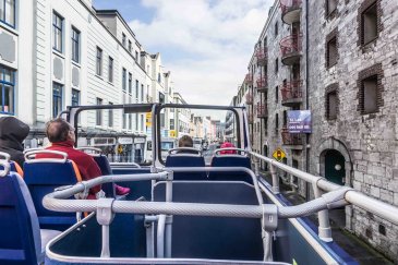 open top bus tour in galway ireland