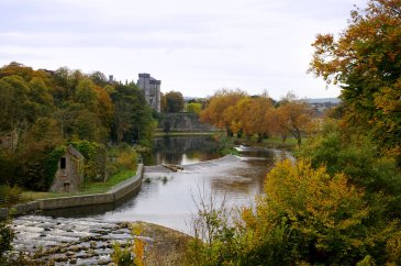river and castle in kilkenny ireland